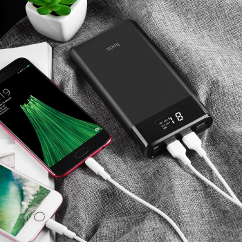 Hoco B35E Power Bank 30000mAh 3xUSB, USB-C, micro-USB szybki i mocny